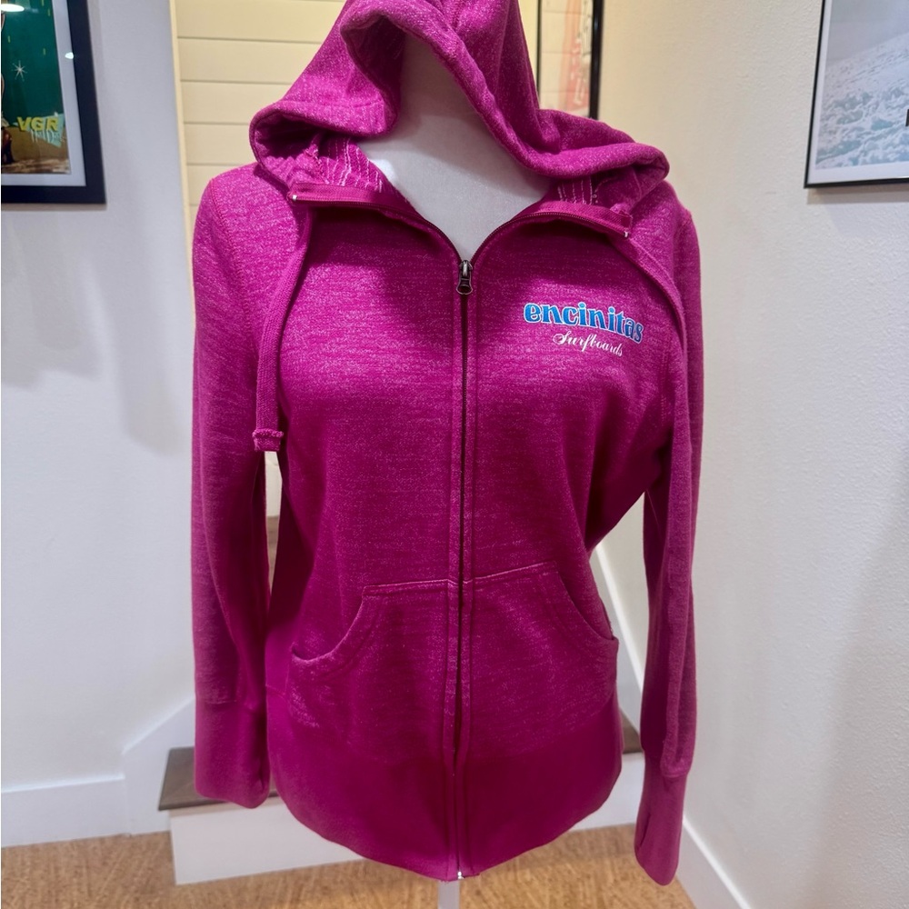 Hot Pink Women's Hoodie Jacket